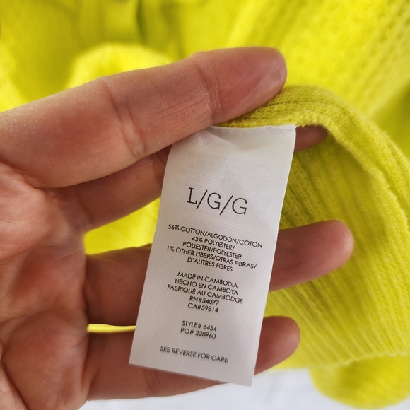 Cabi Luster cardigan lemon lime - Picture 8 of 14